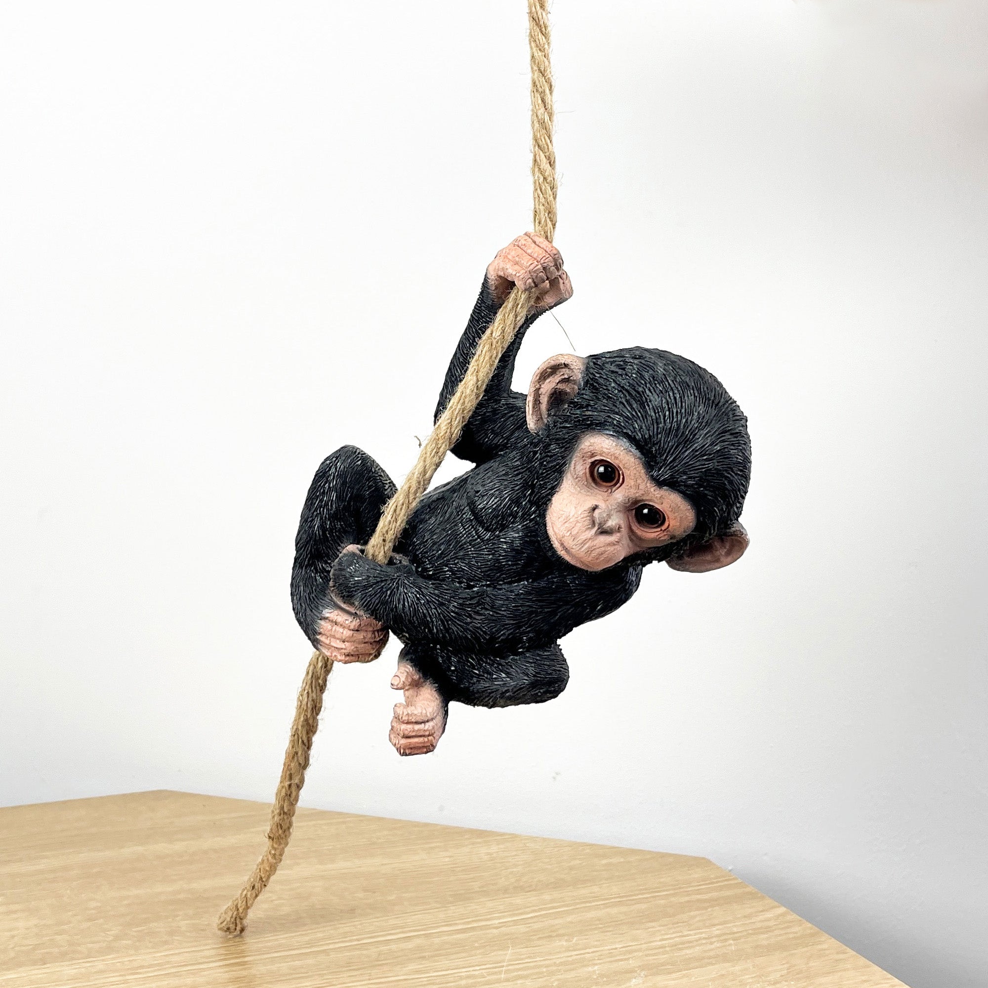Small Hanging Monkey Ornament - Resin