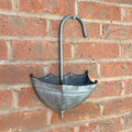 22.5cm x 36cm Umbrella Shaped Wall Mounted Planter – Zinc