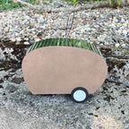 Quirky Caravan Bird House Garden Ornament – Happy Camper