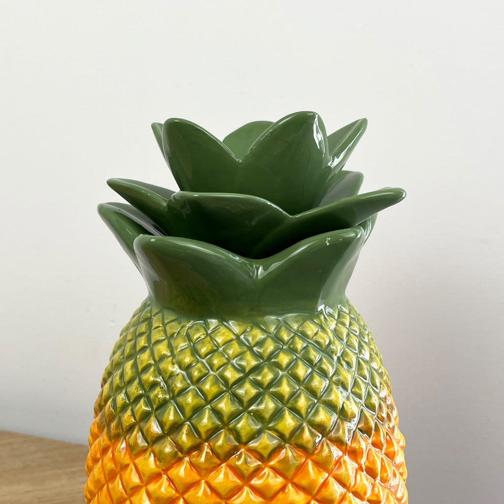 23cm Pineapple Fruit Ornament - Ceramic