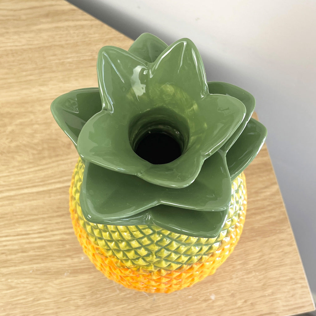 23cm Pineapple Fruit Ornament - Ceramic