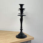 30cm Aluminium 3 Arm Candelabra – Matt Black