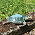32.5cm Turtle Garden Ornament - Blue Shell