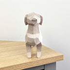 20.5cm Speckled Geometric Dachshund Ornament - Resin