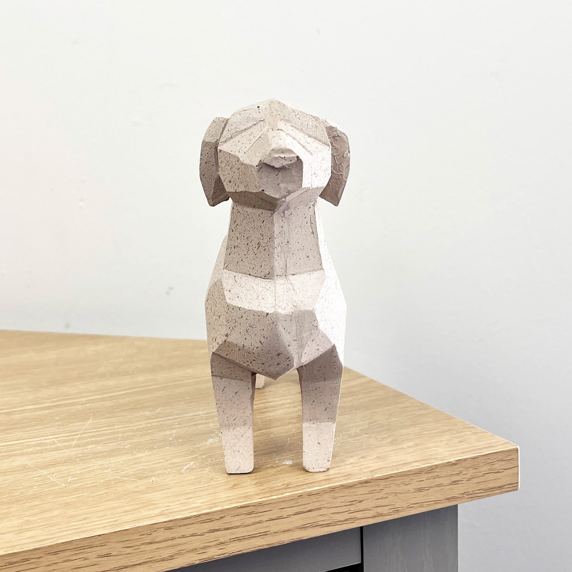 20.5cm Speckled Geometric Dachshund Ornament - Resin