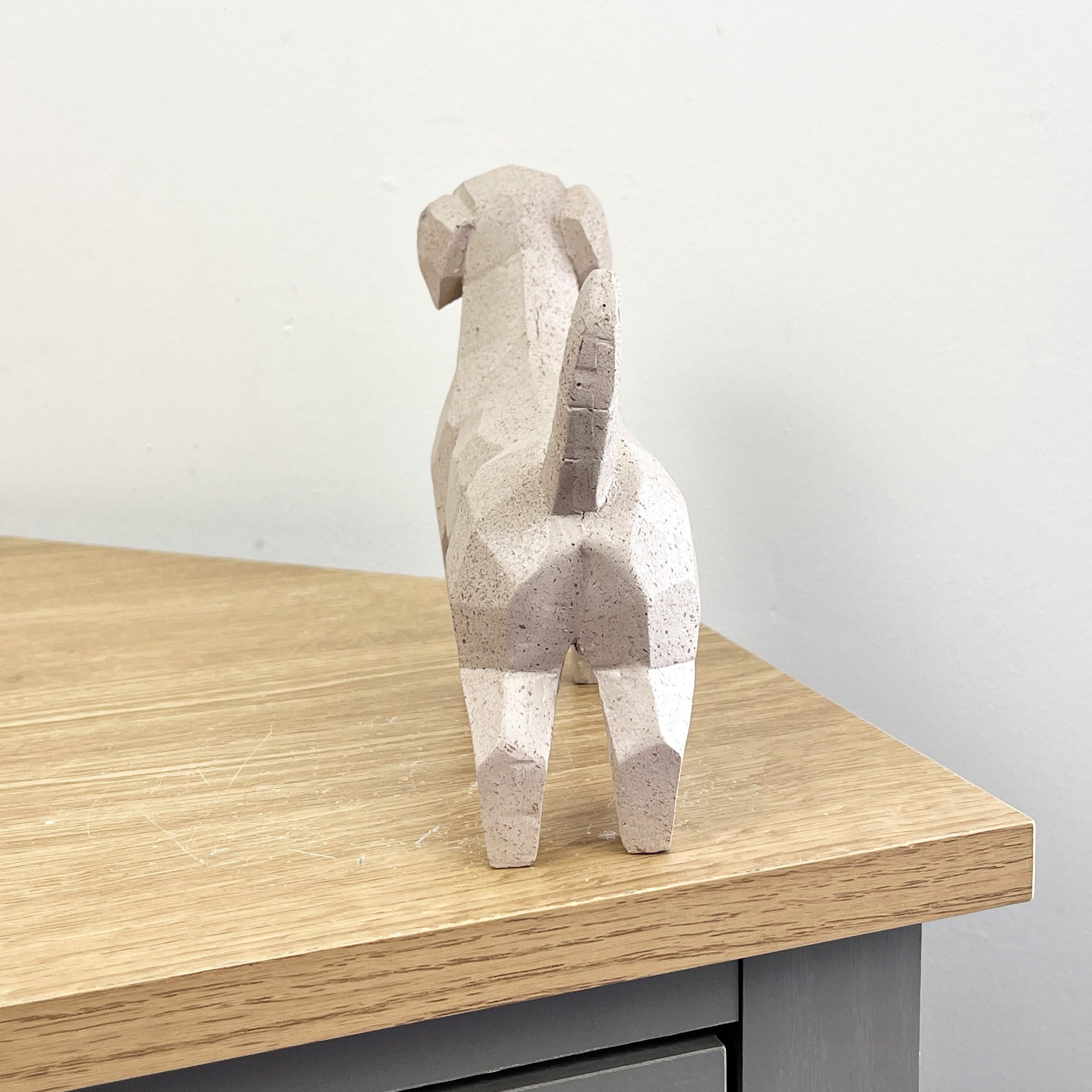 20.5cm Speckled Geometric Dachshund Ornament - Resin