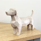 20.5cm Speckled Geometric Dachshund Ornament - Resin