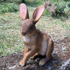 27.5cm Sitting Rabbit Garden Ornament - Resin