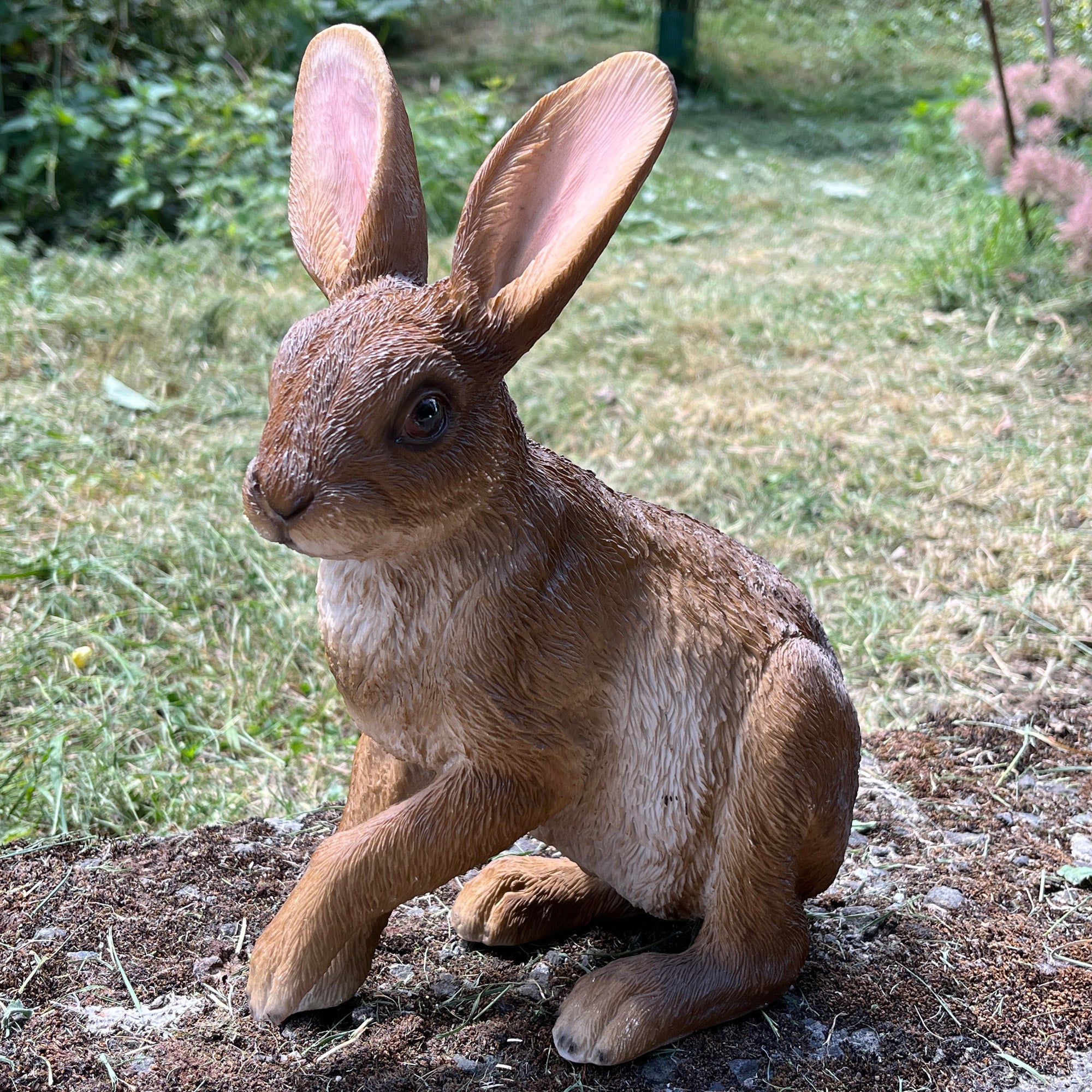27.5cm Sitting Rabbit Garden Ornament - Resin