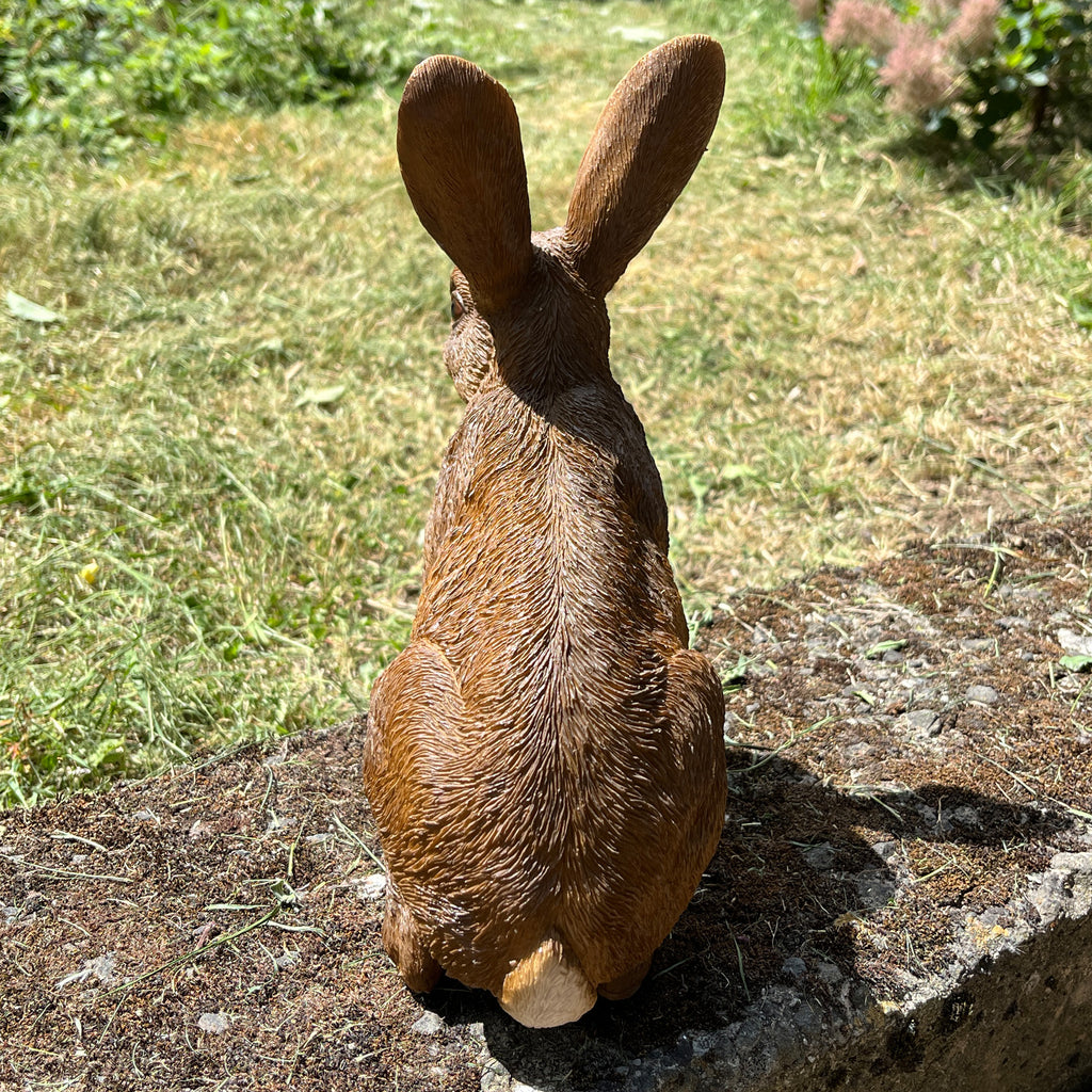 27.5cm Sitting Rabbit Garden Ornament - Resin