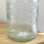 27cm Fan Tail Glass Vase – Clear