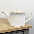 800ml Reactive Glaze Teapot – White