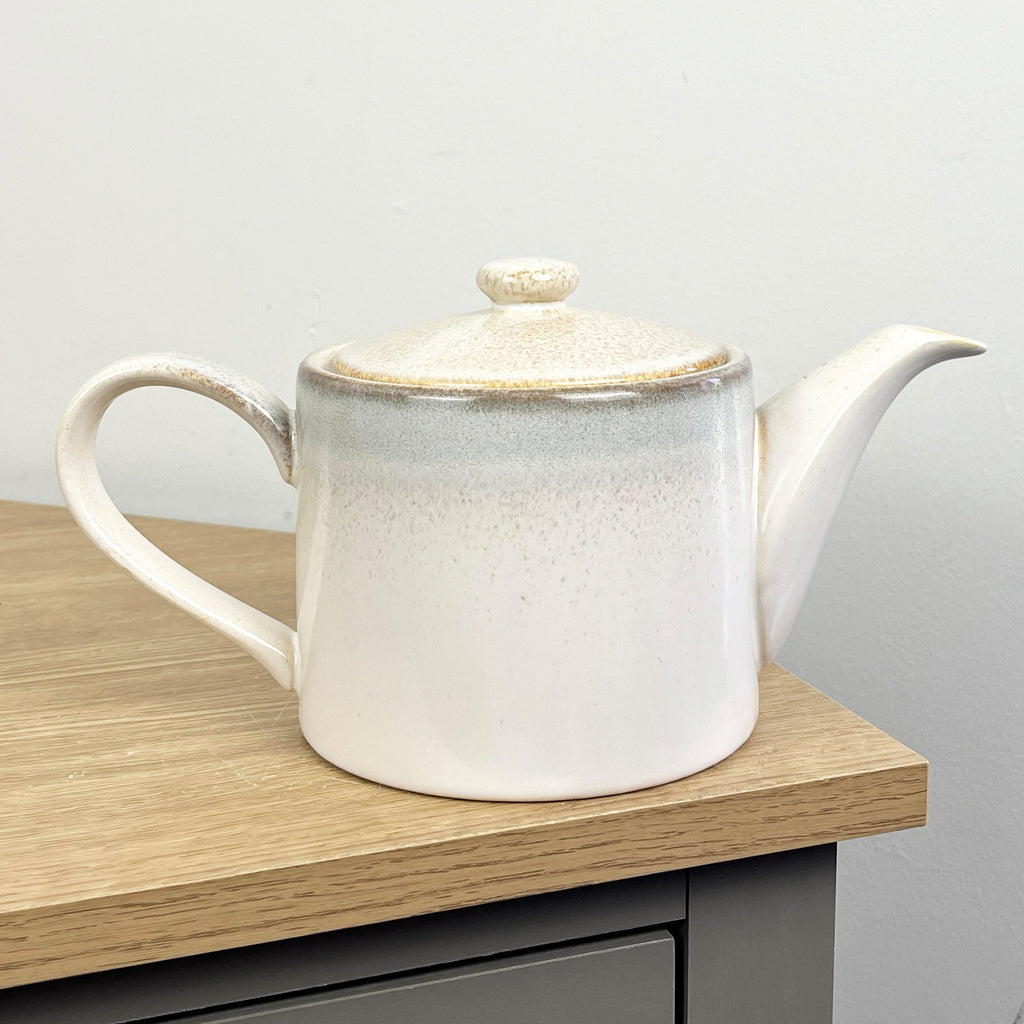 800ml Reactive Glaze Teapot – White