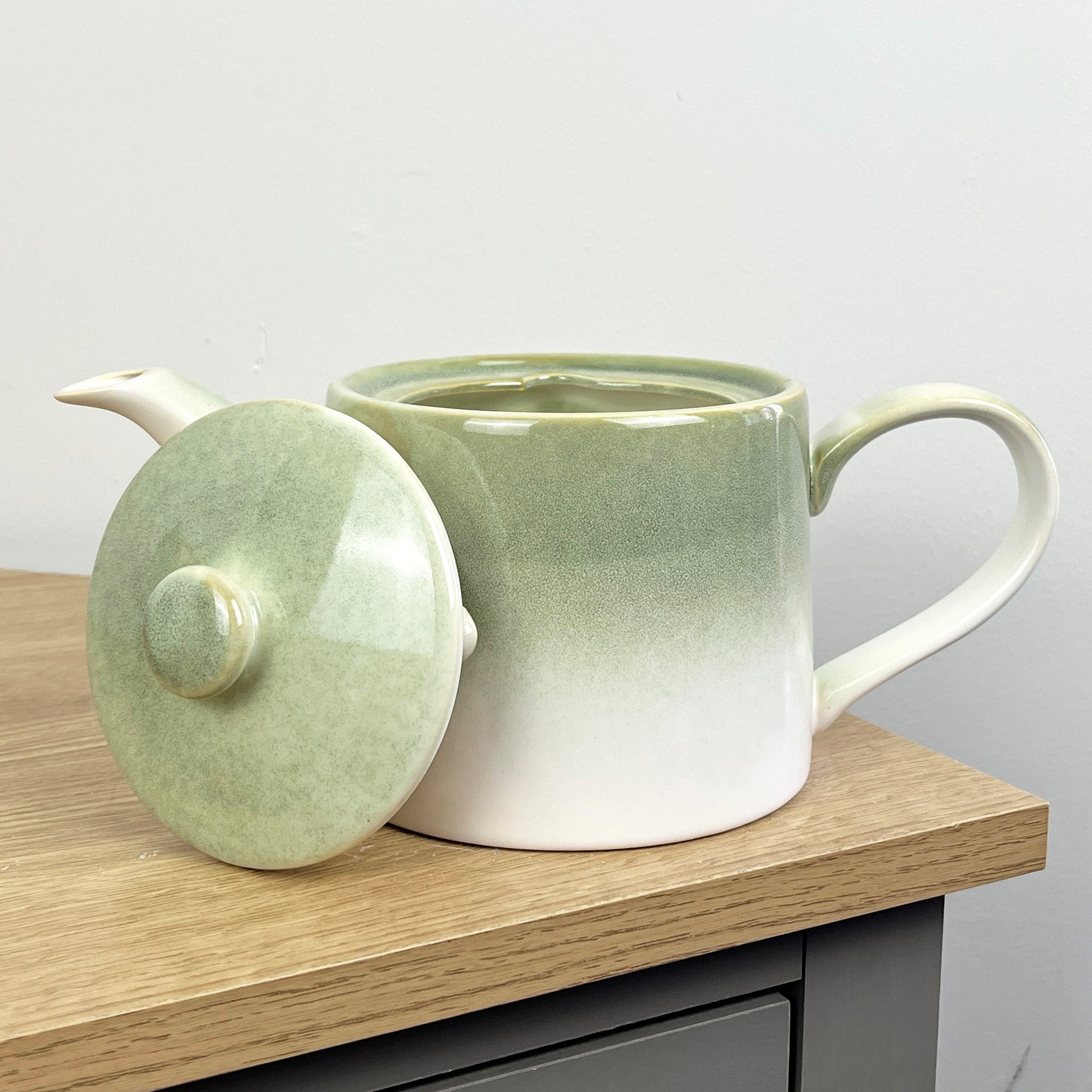 800ml Reactive Glaze Teapot – Green
