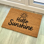 ☀️ 'Hello Sunshine' Coir Doormat - 59 x 39cm