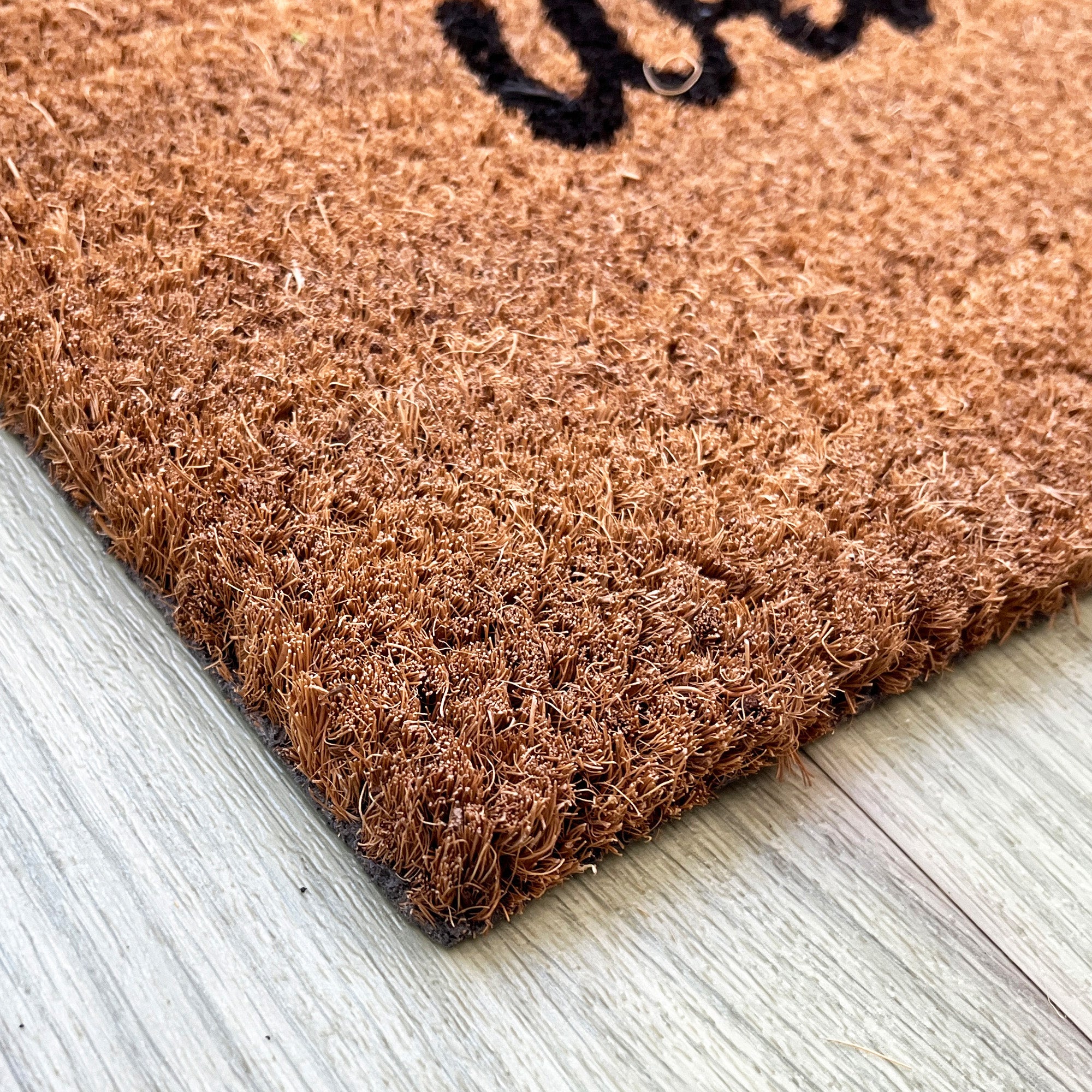'Home Is Where The Wine Is 🖤' Coir Doormat - 59 x 39cm