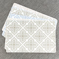Set of 6 Large Moroccan Tile Plastic Placemats - Assorted