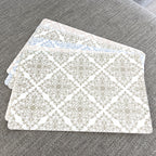 Set of 6 Large Moroccan Tile Plastic Placemats - Assorted