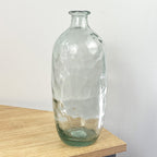 30cm Tall Recycled Glass Vase - Clear