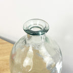 30cm Tall Recycled Glass Vase - Clear