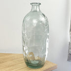 30cm Tall Recycled Glass Vase - Clear
