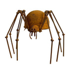 13.5cm Small Rusty Spider Garden Ornament - Metal