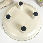 31cm Decorative Metal Bowl on Feet - Cream