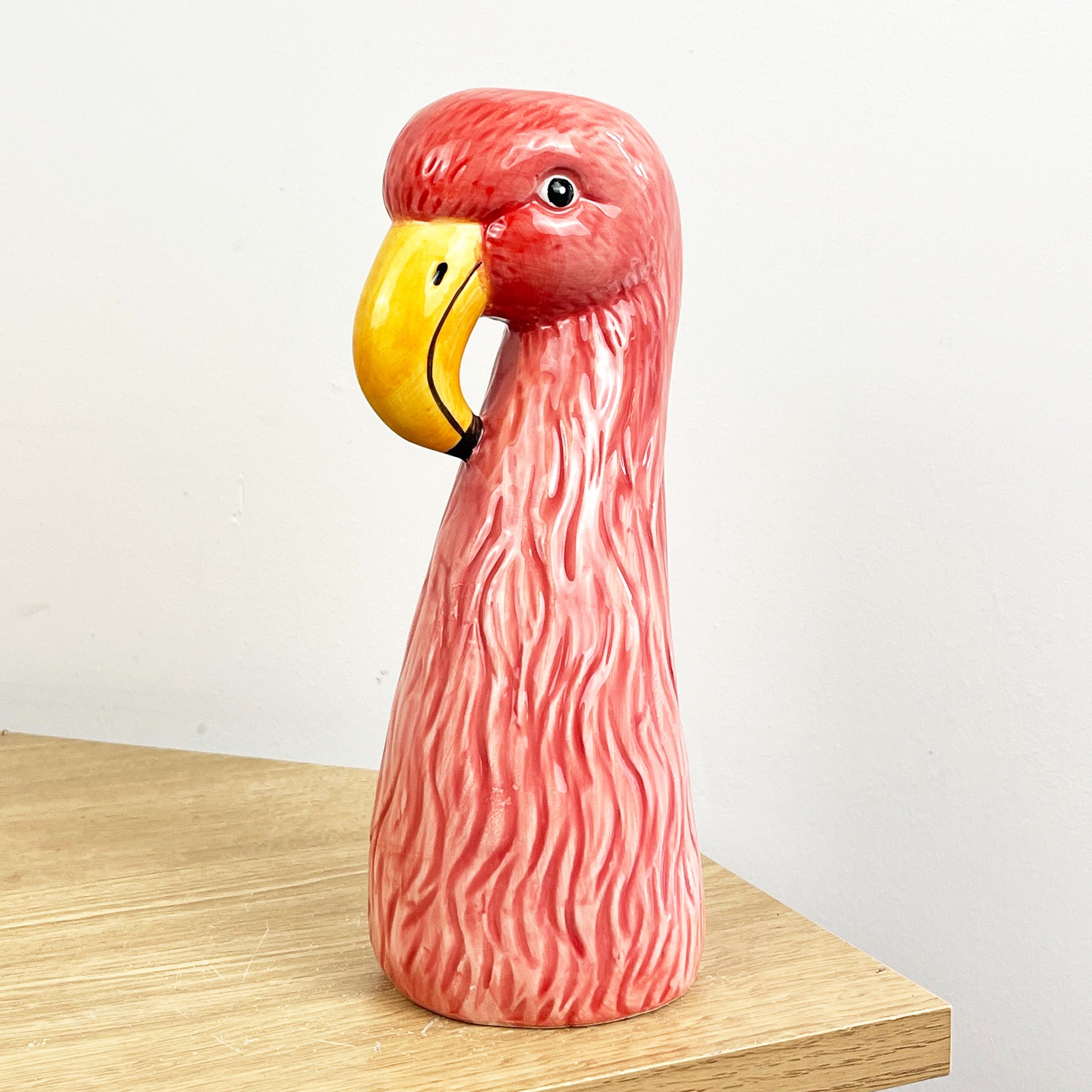 23cm Flamingo Shaped Vase – Ceramic