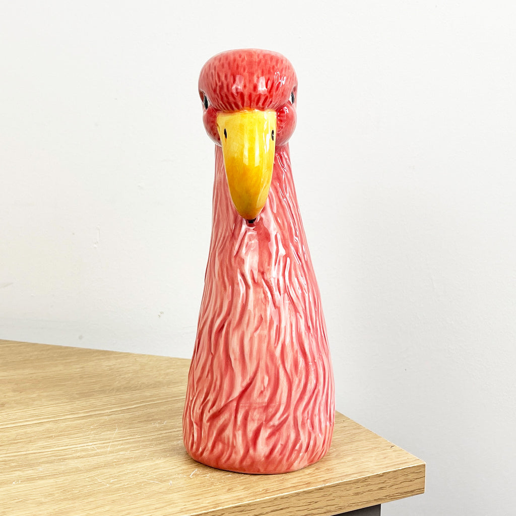 23cm Flamingo Shaped Vase – Ceramic