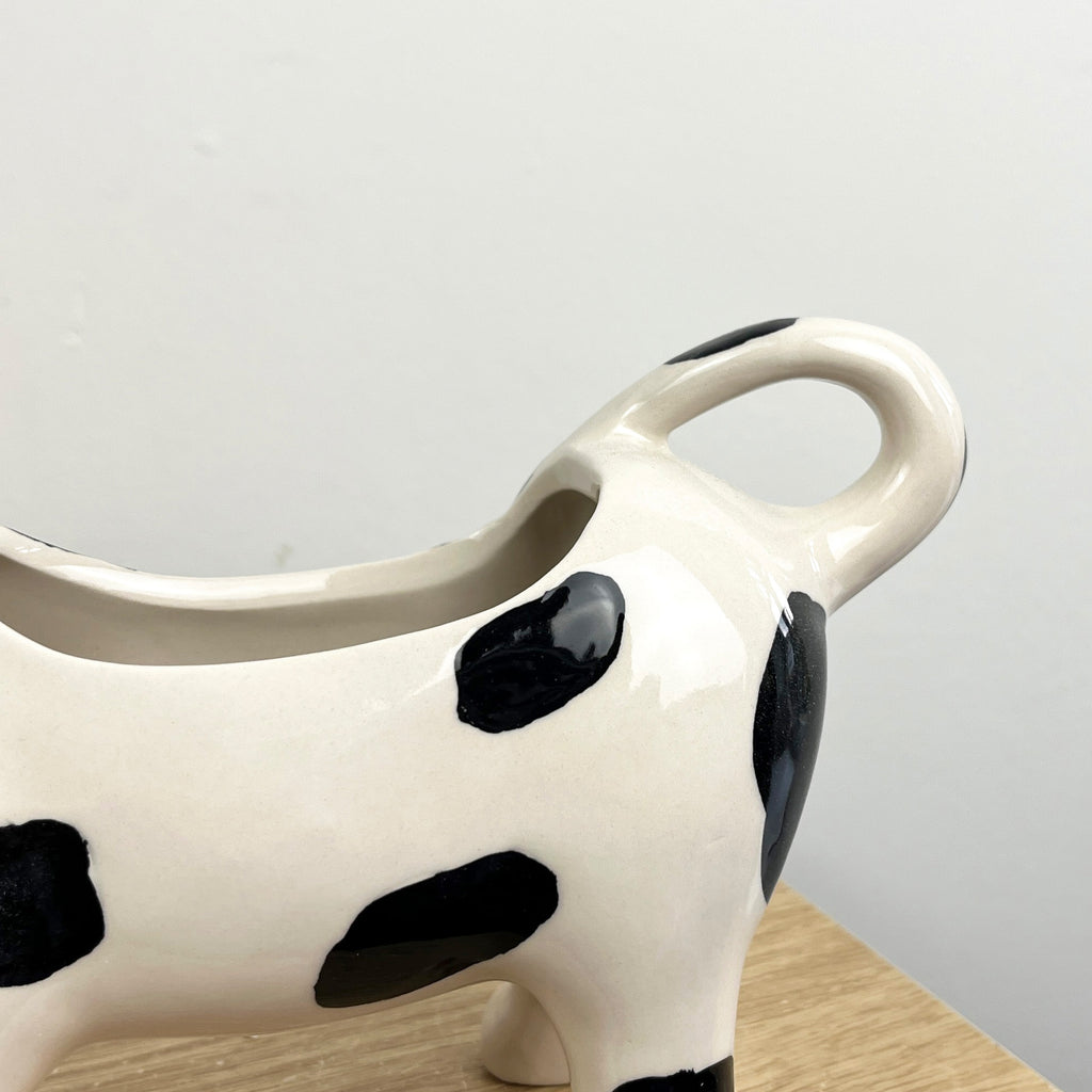 Novelty Cow Shaped Milk Jug – Ceramic