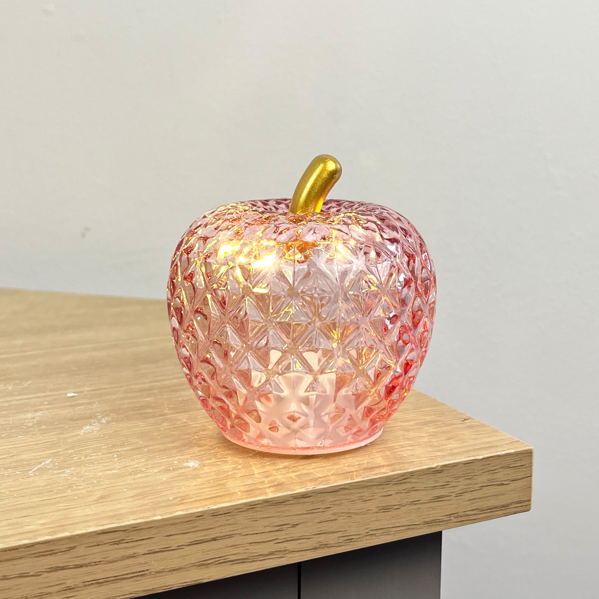 Small Glass LED Mood Light Fruit Ornament