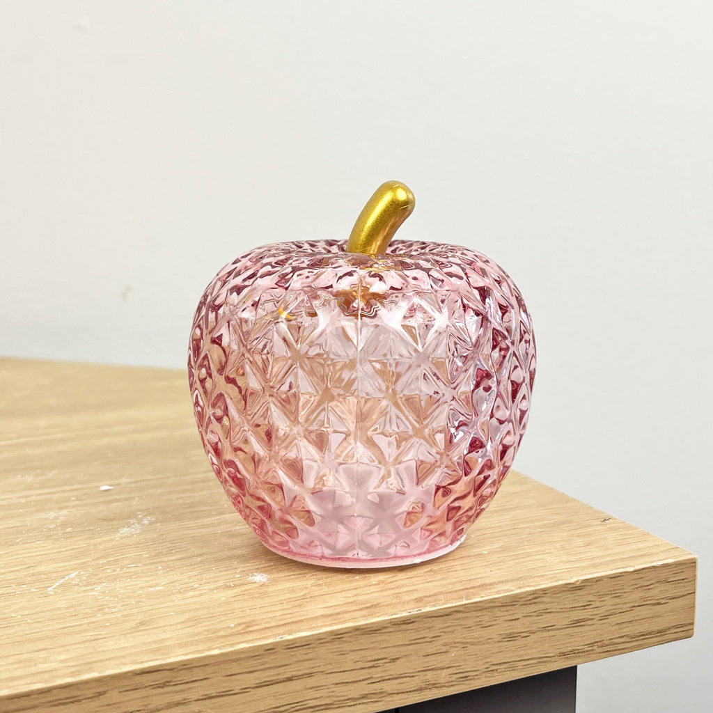 Small Glass LED Mood Light Fruit Ornament