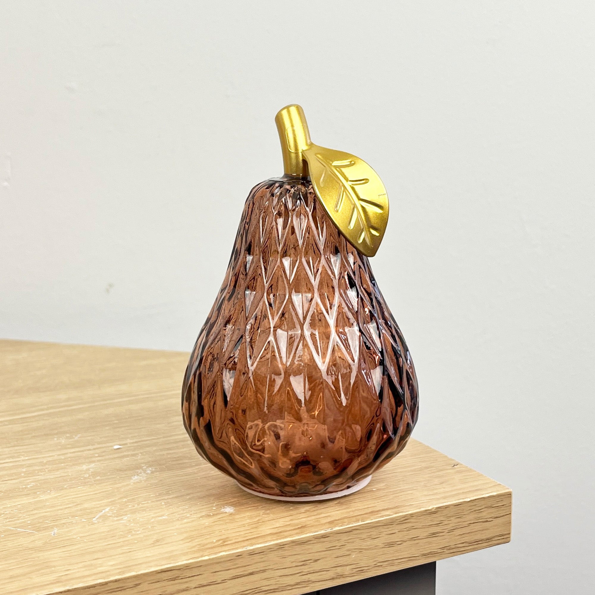 Small Glass LED Mood Light Fruit Ornament