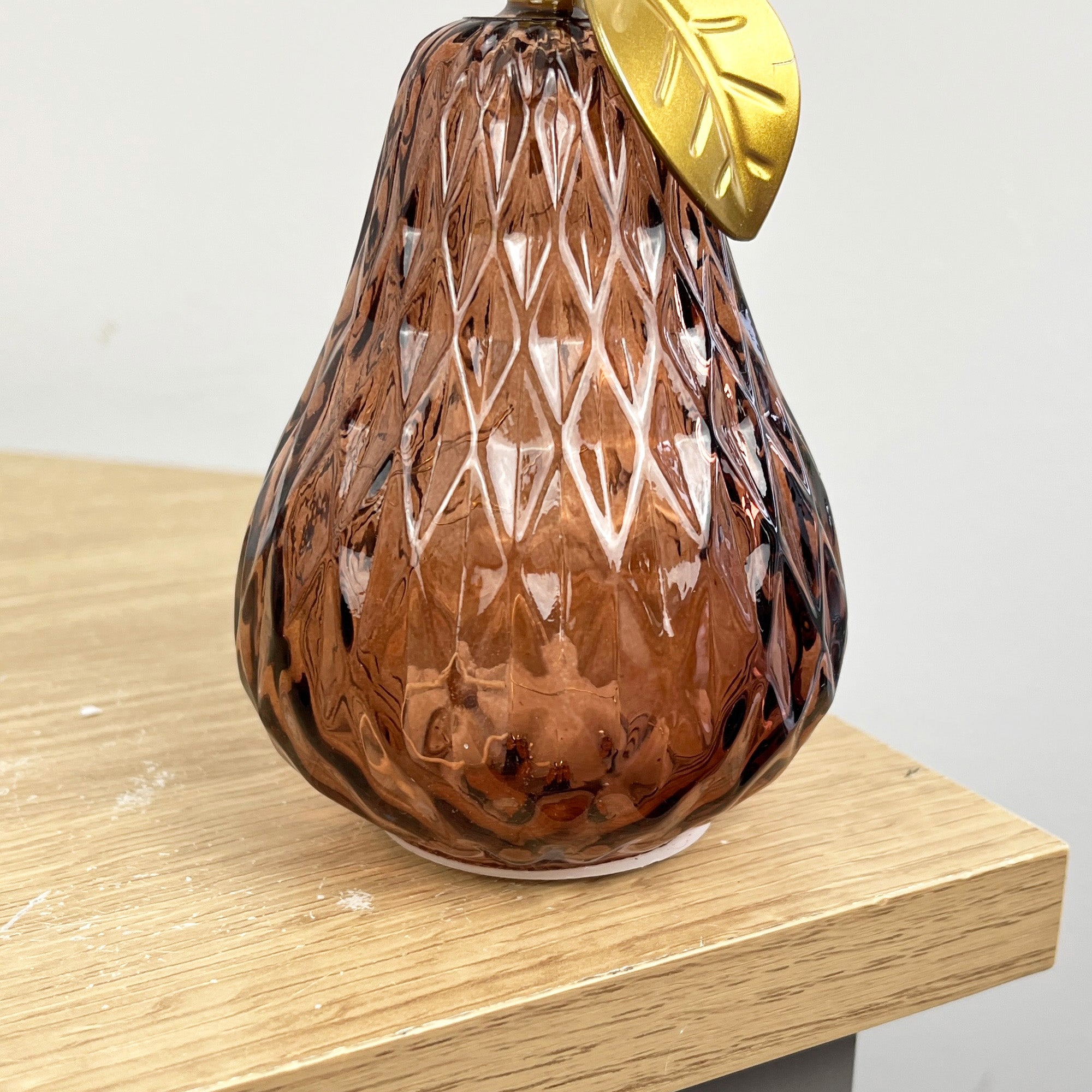 Small Glass LED Mood Light Fruit Ornament