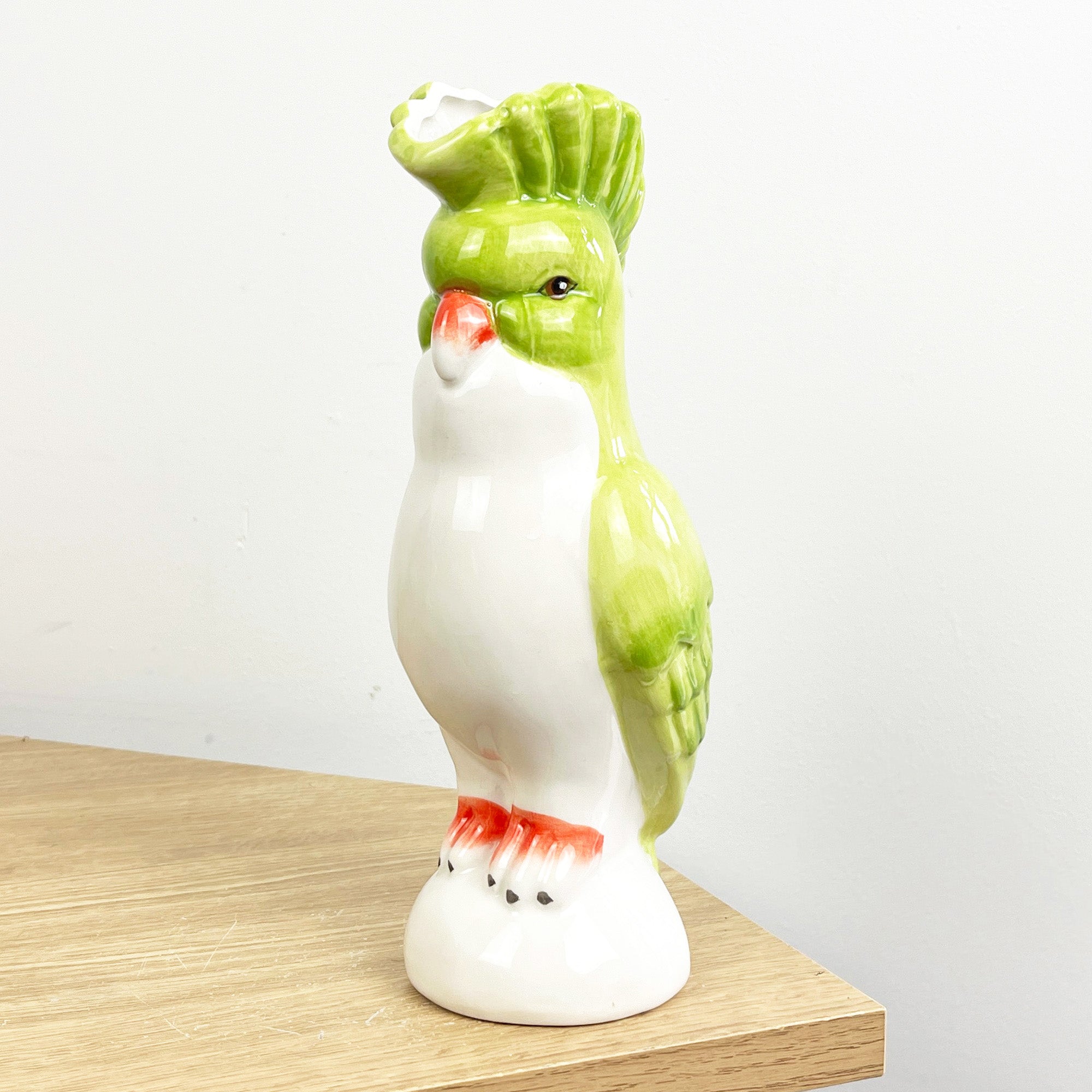 23.5cm Parakeet Shaped Vase – Ceramic