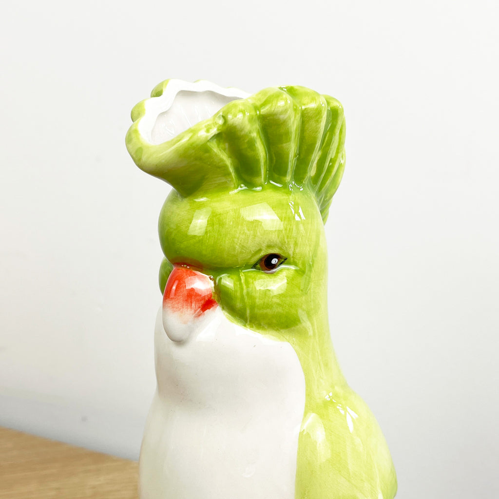 23.5cm Parakeet Shaped Vase – Ceramic