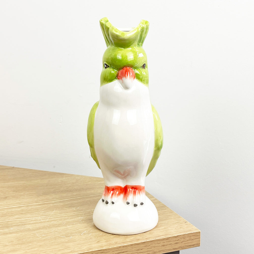 23.5cm Parakeet Shaped Vase – Ceramic