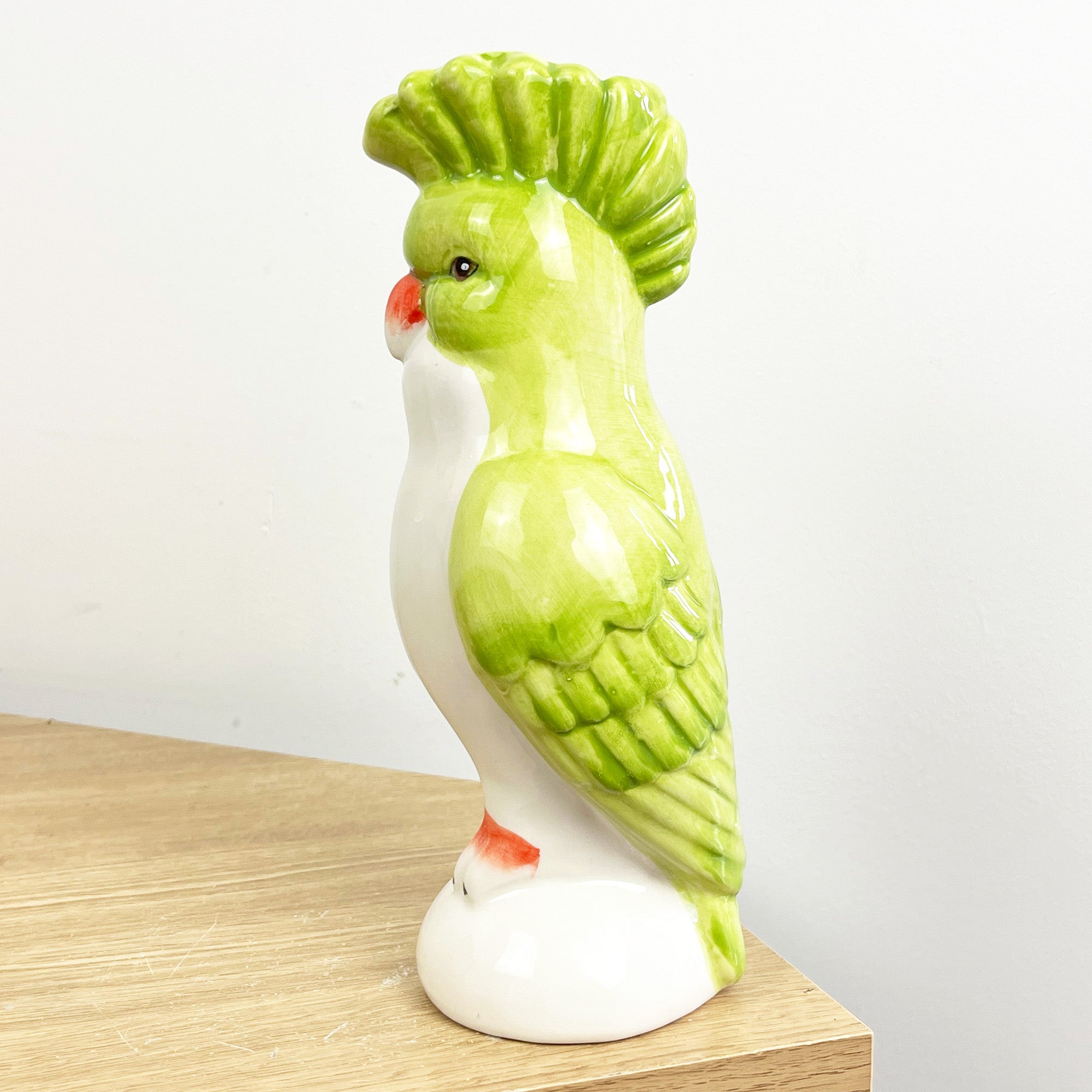 23.5cm Parakeet Shaped Vase – Ceramic