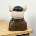 18.5cm Gentleman Pig Bust Ornament – Resin