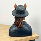19.5cm Gentleman Horse Bust Ornament – Resin