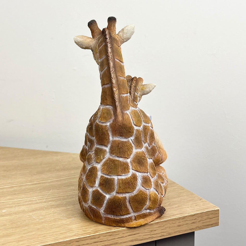 18.5cm Giraffe Reading Ornament – Resin