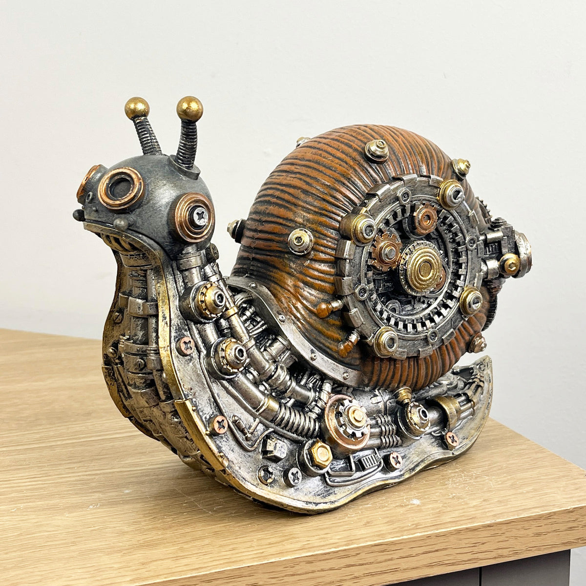 21.5cm Steampunk Snail Ornament - Resin