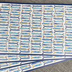 Set of 8 Large Nautical Place Mats - Flexible PVC Plastic