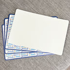 Set of 8 Large Nautical Place Mats - Flexible PVC Plastic