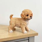 16cm Cute Bichon Frisé Puppy Ornament – Resin