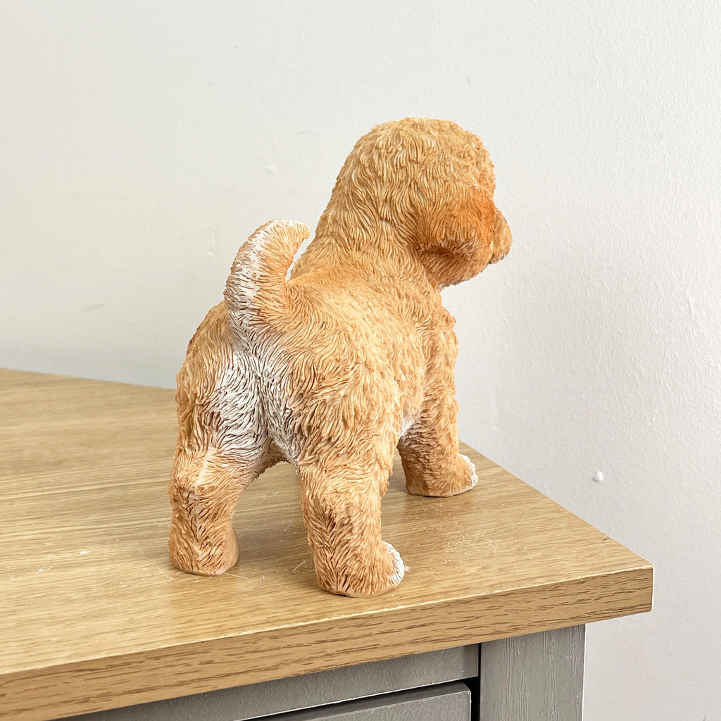 16cm Cute Bichon Frisé Puppy Ornament – Resin
