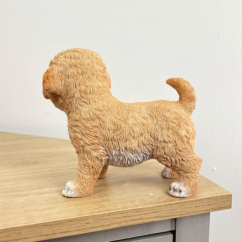16cm Cute Bichon Frisé Puppy Ornament – Resin