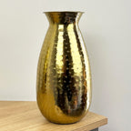 29cm Tall Decorative Metal Vase for Flowers – Gold