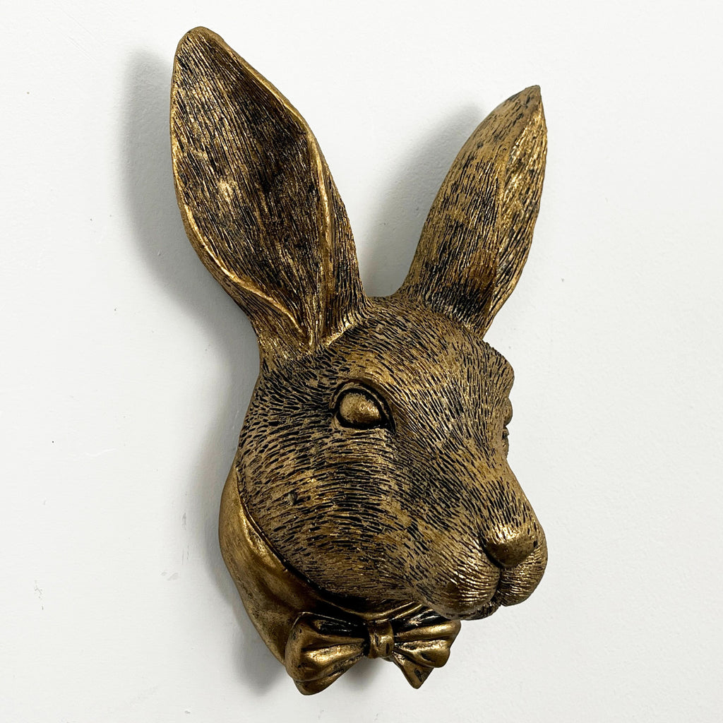 19.5cm Rabbit Head Wall Decoration - Resin