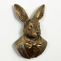 20.5cm Rabbit Bust Wall Decoration - Resin